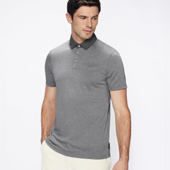 Ted baker London FREND
SS Woven Collar Polo - Picture 1 of 10